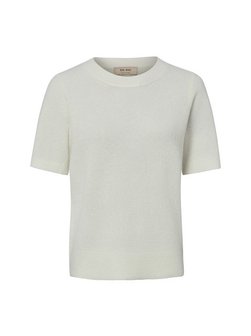 Damen Kurzarmpullover mit Woll-, Mohair- und Alpaka-Anteil - MMMape