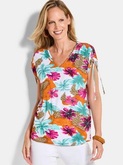 Damen Kurzarmshirt - Kurzgröße