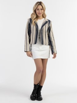 Damen Kurze Blazerjacke