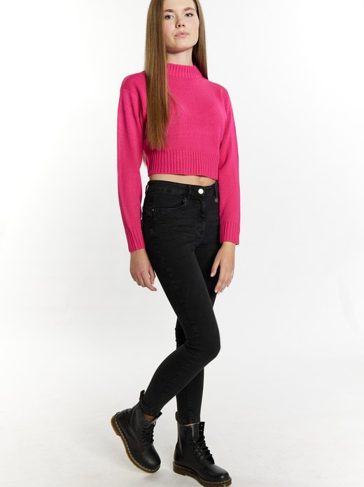 Damen Kurzer Pullover