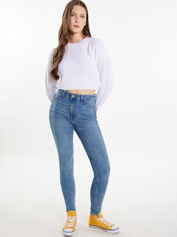 Damen Kurzer Strickpullover