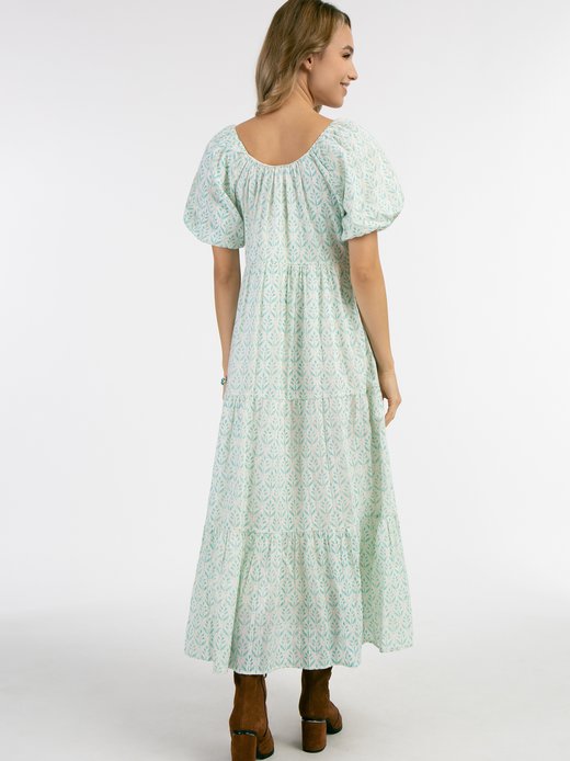 Damen Kurzes Maxikleid