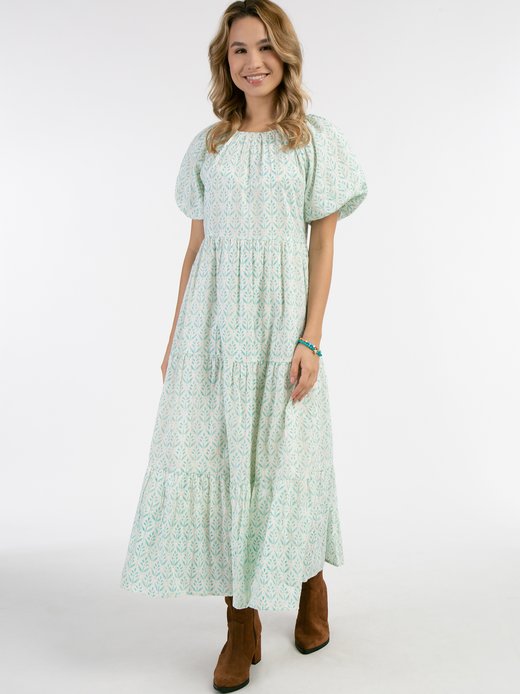 Damen Kurzes Maxikleid