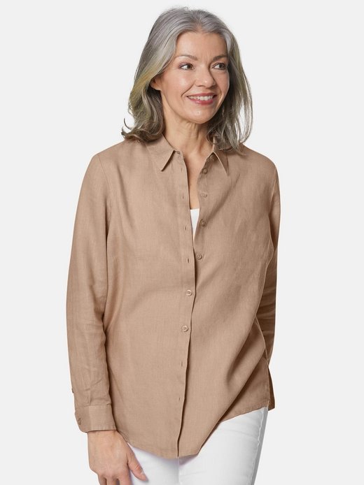 Damen Kurzgröße: Bequeme Damen Businessbluse