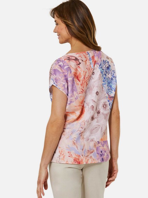 Damen Kurzgröße: Druckbluse