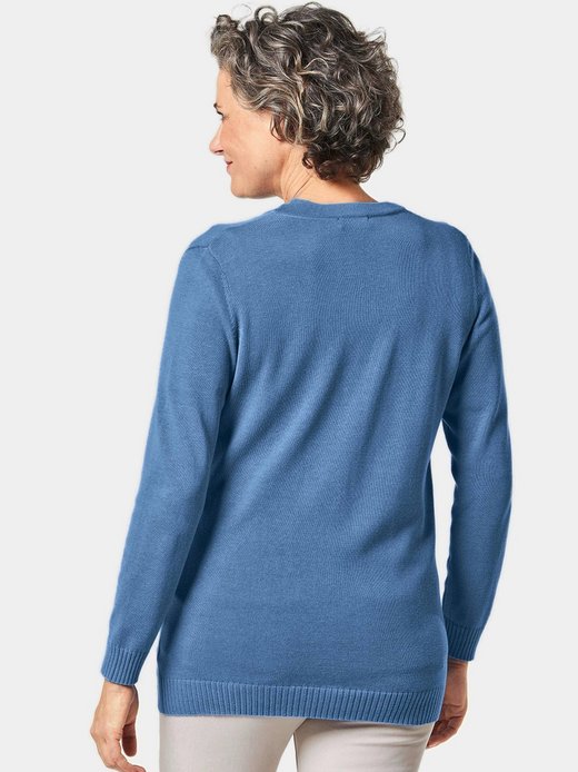 Damen Kurzgröße: Klassisches Stricktwinset