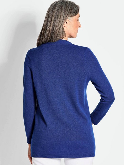 Damen Kurzgröße: Langarm Feinstrick-Cardigan