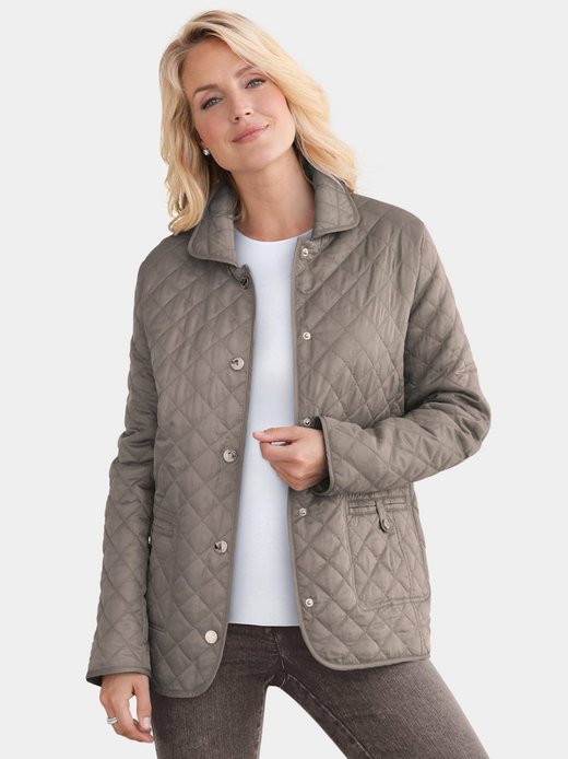 Damen Kurzgröße: Leichte Jacke mit regelmäßigem Stepp