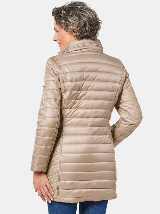 Damen Kurzgröße: Longsteppjacke