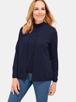 Damen Kurzgröße: Pflegeleichtes Basic-Strickset