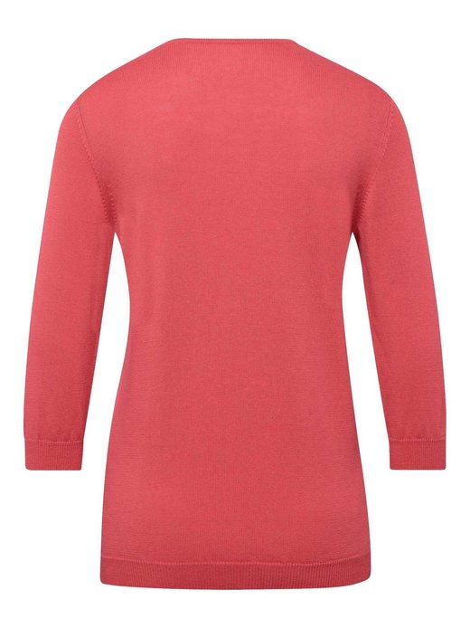 Damen Kurzgröße: Sommer-Strickpullover, Ajourmuster