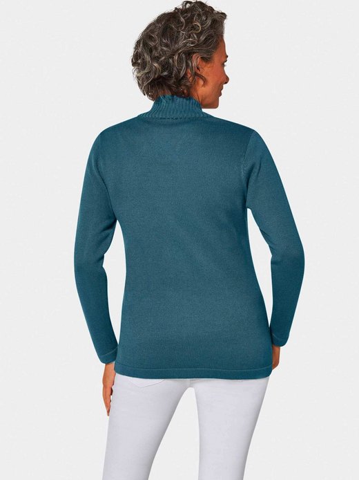 Damen Kurzgröße: Sportliche Strickjacke