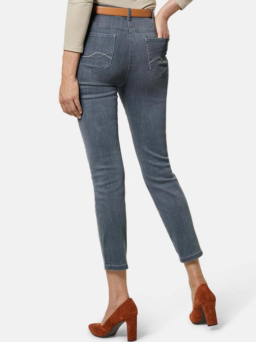 Damen Kurzgröße: Verkürzte Jeanshose ANNA