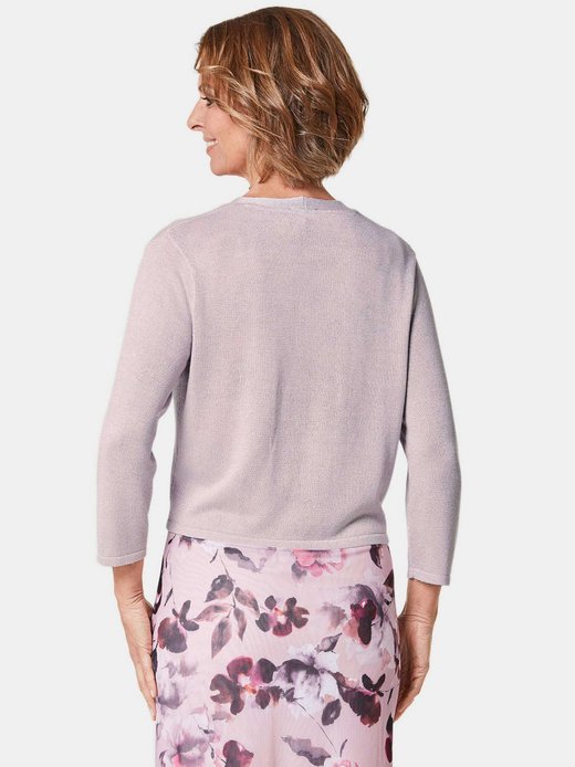 Damen Kurzgröße: Wunderbar leichter Strick-Bolero