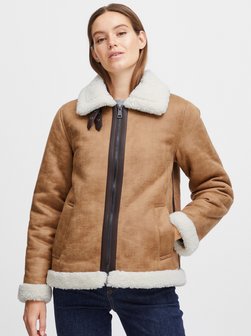 Artikelbild Damen Kurzjacke - BYASANNE von B.Young in braun gemustert
