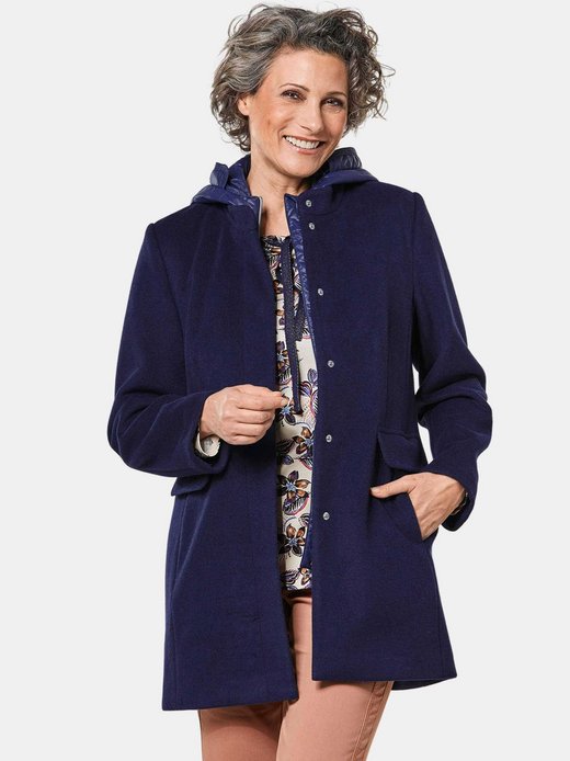 Damen Kurzmantel 2-in-1-Optik