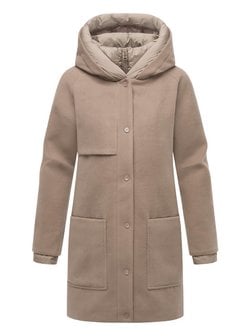 Artikelbild Damen Kurzmantel - Flauschwunder 14 von Navahoo in taupe uni