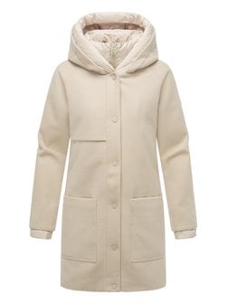 Artikelbild Damen Kurzmantel - Flauschwunder 14 von Navahoo in beige uni