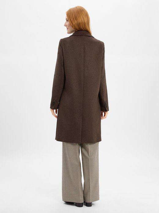 Damen Kurzmantel mit Woll-Anteil