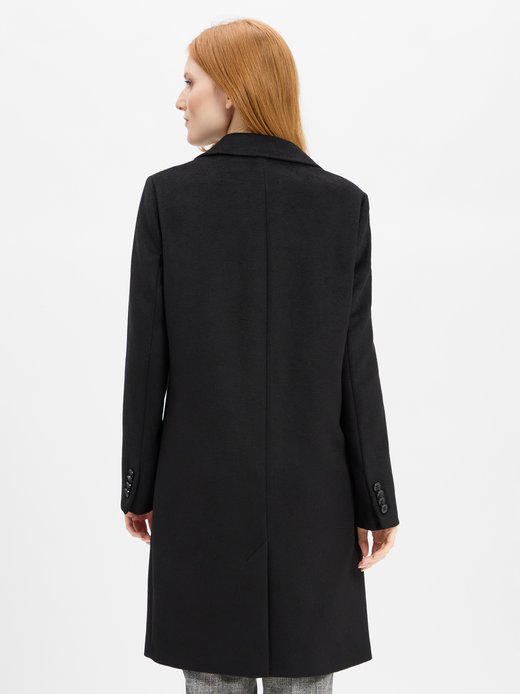 Damen Kurzmantel mit Woll-Anteil