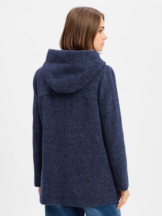 Damen Kurzmantel mit Woll-Anteil