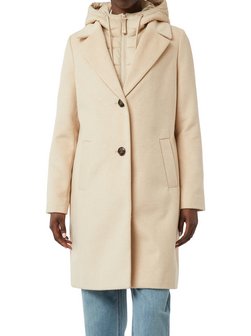 Damen Kurzmantel mit Woll-Anteil