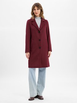 Damen Kurzmantel mit Woll-Anteil