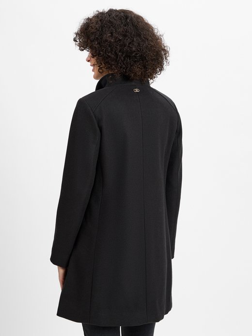 Damen Kurzmantel mit Wollanteil - Cappotto