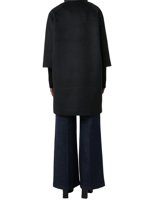 Damen Kurzmantel mit Wollanteil