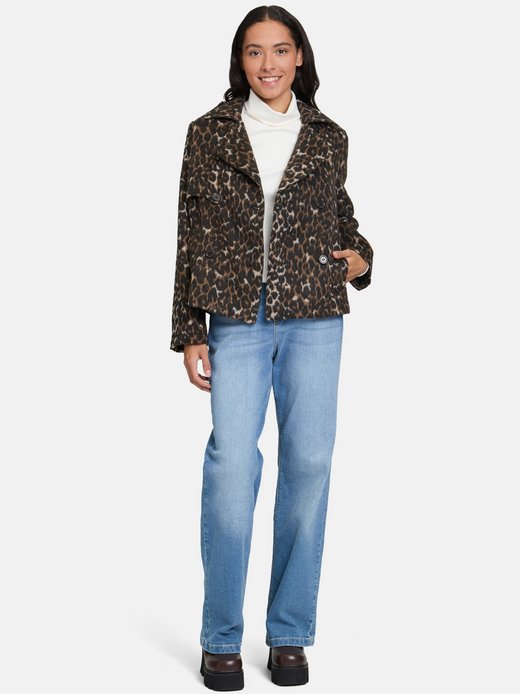 Damen Kurztrenchcaoat