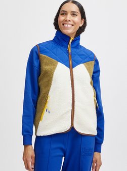 Artikelbild Damen Kurzweste - JCBERRI von TheJoggConcept. in blau strukturiert
