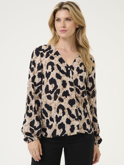 Damen Langarm-Bluse KAmaira