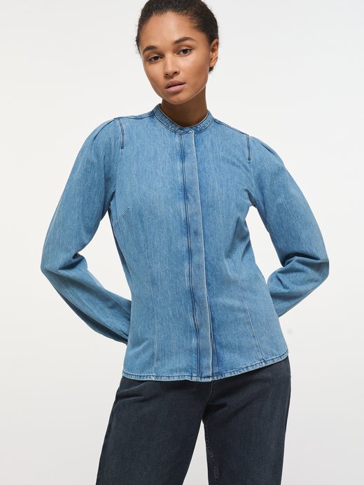 Damen Langarm-Bluse