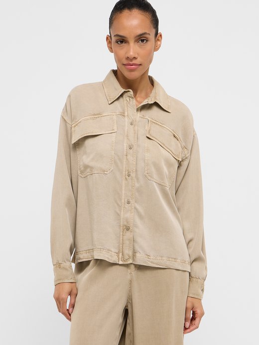 Damen Langarm-Bluse