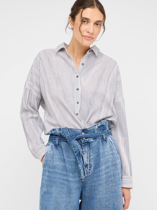 Damen Langarm-Bluse