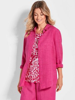 Damen Langarm-Blusen Uni