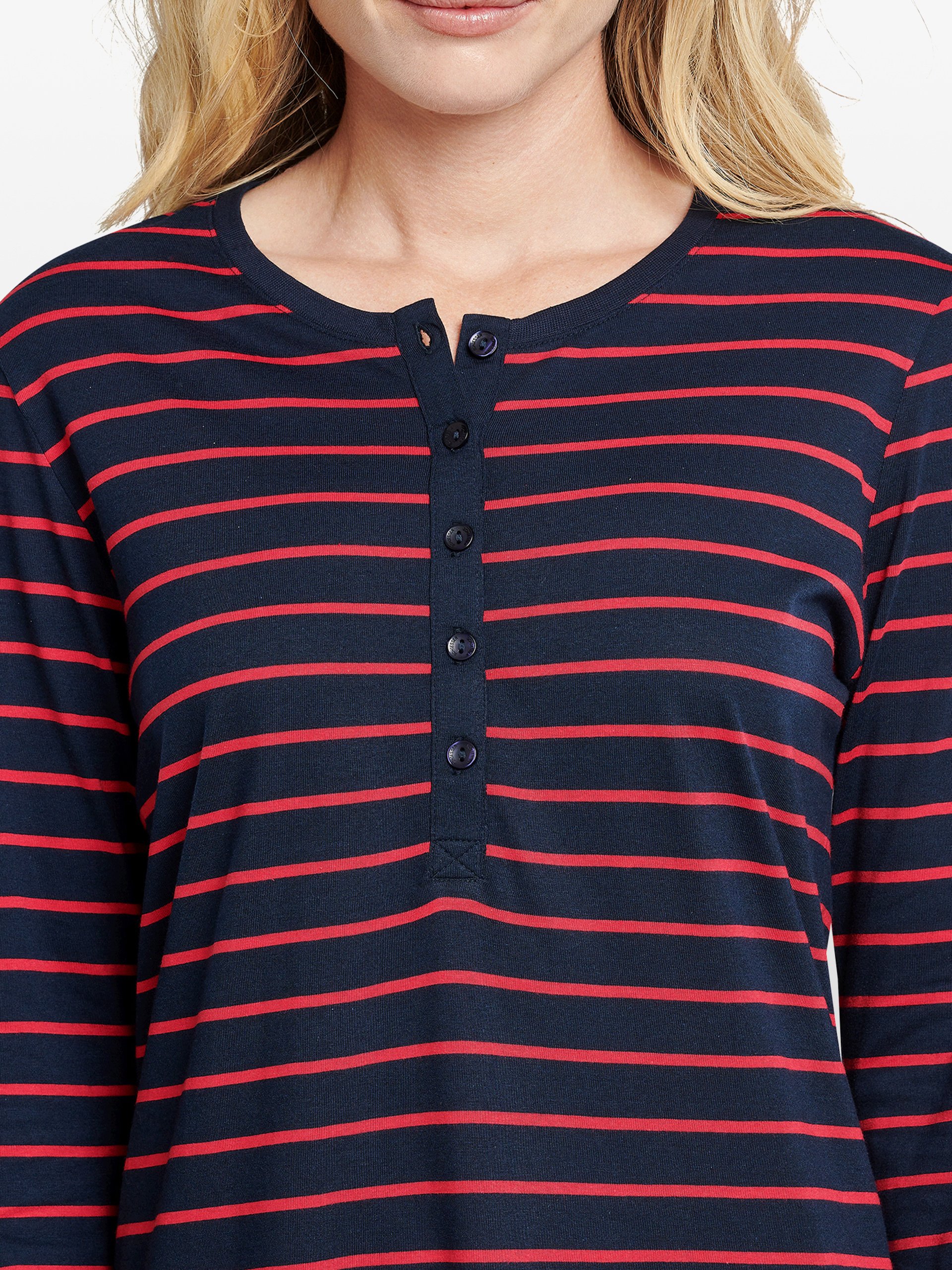 Schiesser Damen Langarm Nachthemd kaufen 95cm - Sleepshirt online