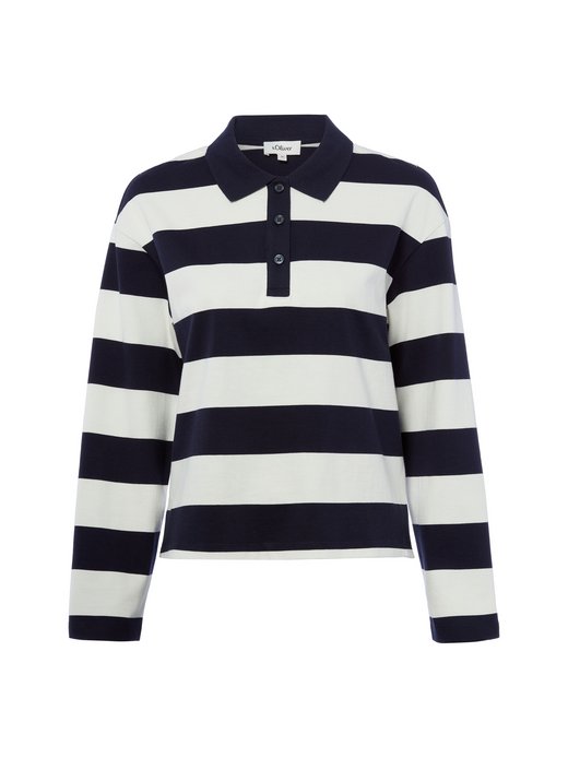 Damen Langarm-Poloshirt