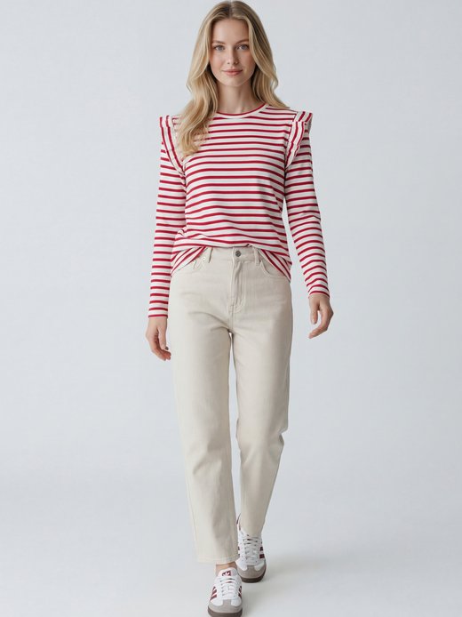 Damen Langarm Shirt
