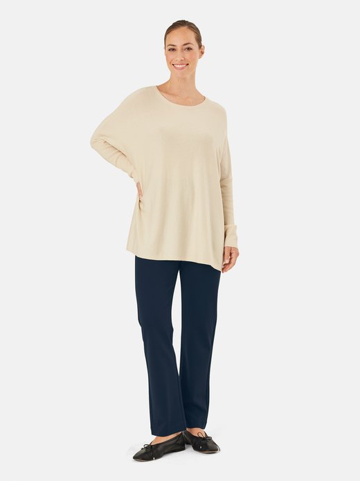 Damen Langarm-Strickpullover
