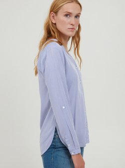 Artikelbild Damen Langarmbluse - BYFABIANNE von B.Young in blau gestreift