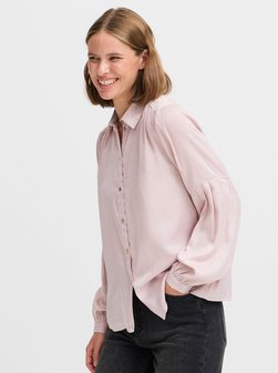 Artikelbild Damen Langarmbluse - BYHALLE von B.Young in rosa uni