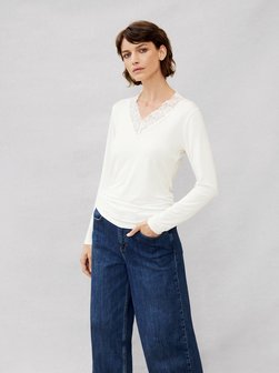 Damen Langarmbluse