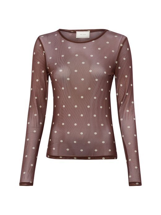 Damen Langarmshirt - Ella Dot Blouse