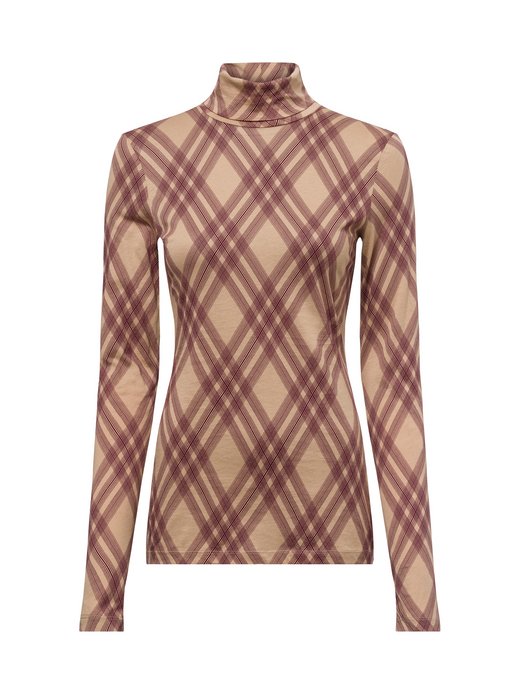 Damen Langarmshirt - Graziliaa Argyle