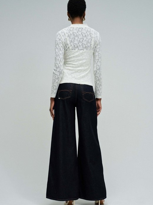 Damen Langarmshirt - Lace Long Sleeve