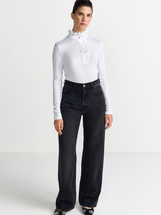 Damen Langarmshirt - Mat Mix