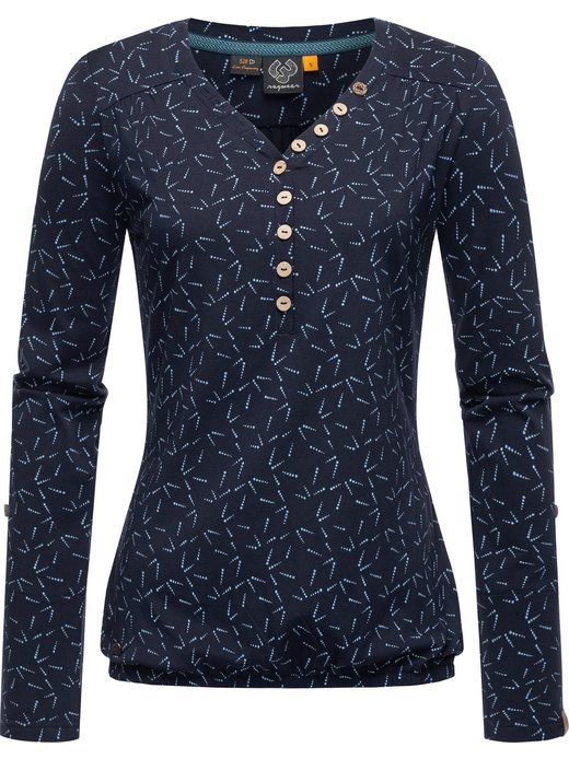Damen Langarmshirt - Pinchi Dots