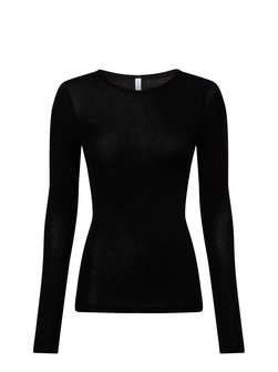 Artikelbild Damen Langarmshirt - Sadou von Samsøe Samsøe in schwarz uni