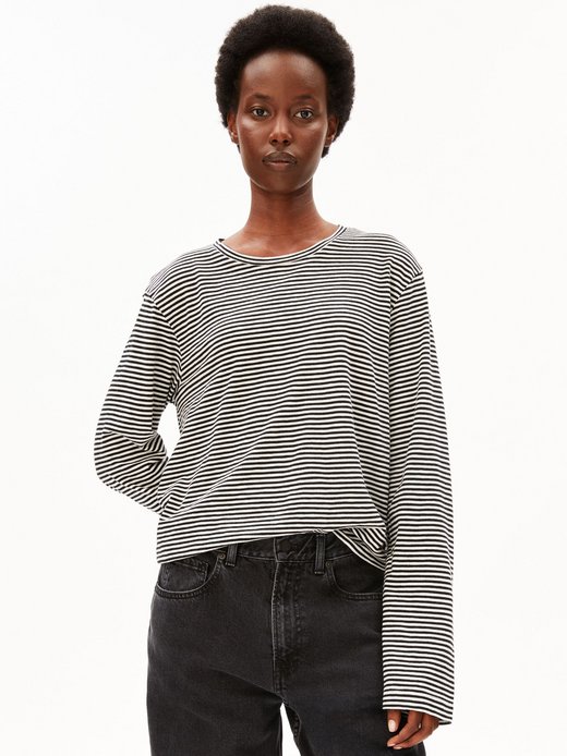 Damen Langarmshirt - Slub